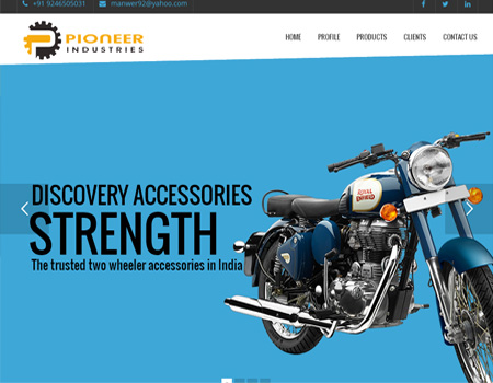 Pioneer Industries Website